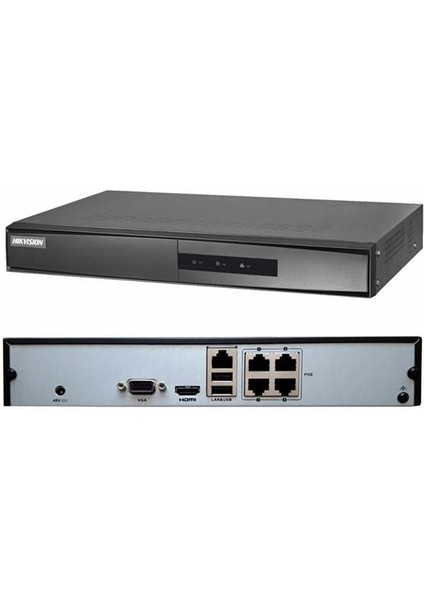 4kanal 1080p DS-7104NI-Q1/M 1X- H265+ NVR Kayıt Cihazı