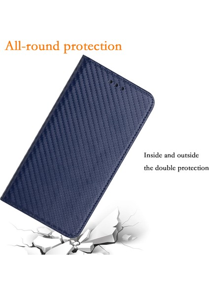 Samsung Galaxy A25 5g Manyetik Kasa Deri Flip Stant Örtüsü (Yurt Dışından)