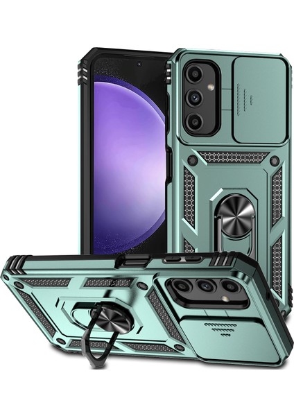 Samsung Galaxy S23 Fe Kılıf Slayt Kamera Koruma Kickstand Telefon Kapağı (Yurt Dışından)
