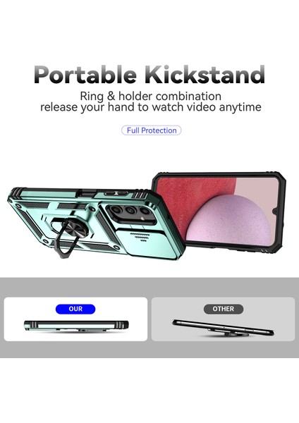 Samsung Galaxy S23 Fe Kılıf Slayt Kamera Koruma Kickstand Telefon Kapağı (Yurt Dışından) fiyatları