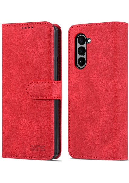 Samsung Galaxy Z Fold6 5g Cüzdan Standlı Deri Telefon Kılıfı (Yurt Dışından)