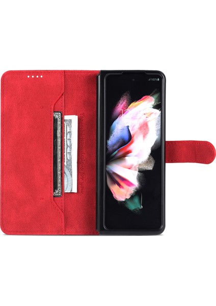 Samsung Galaxy Z Fold6 5g Cüzdan Standlı Deri Telefon Kılıfı (Yurt Dışından) fiyatları