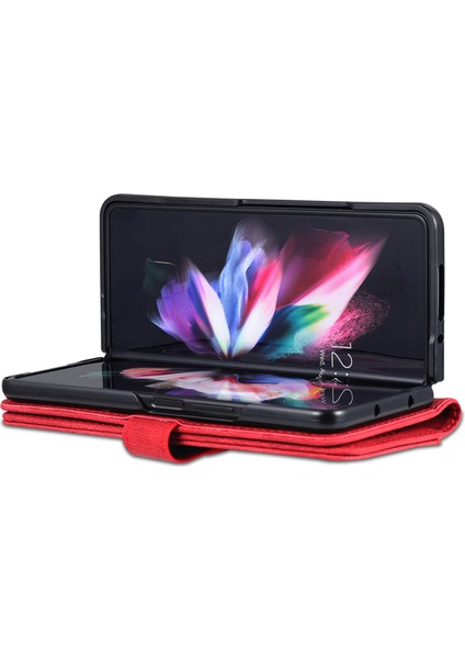 Samsung Galaxy Z Fold6 5g Cüzdan Standlı Deri Telefon Kılıfı (Yurt Dışından) fırsatları