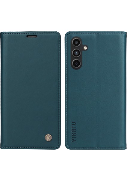 Samsung Galaxy A15 5g Çizgili Anti-Deri Cüzdan Telefon Kapağı (Yurt Dışından)