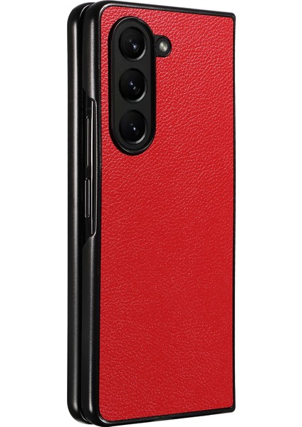 Samsung Galaxy Z Fold6 5g Litchi Doku Deri Kaplamalı Pc Telefon Kapağı (Yurt Dışından) indirimleri