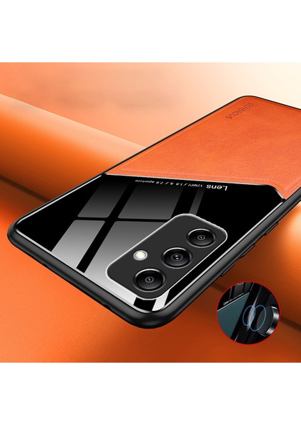 Samsung Galaxy A15 4g/5g Manyetik Araç Montajı Pu+Tpu+Pc Telefon Kapağı (Yurt Dışından)