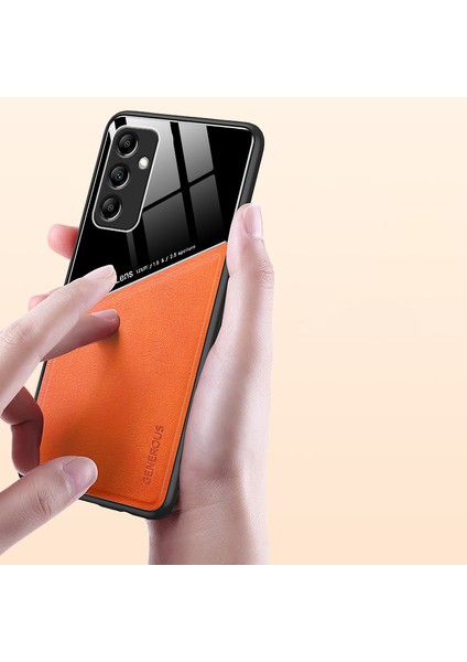 Samsung Galaxy A15 4g/5g Manyetik Araç Montajı Pu+Tpu+Pc Telefon Kapağı (Yurt Dışından)