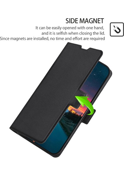 Samsung Galaxy A15 Telefon Kılıfı 5g/4g Pu Deri Flip Telefon Kapağı Kart Yuvaları (Yurt Dışından)