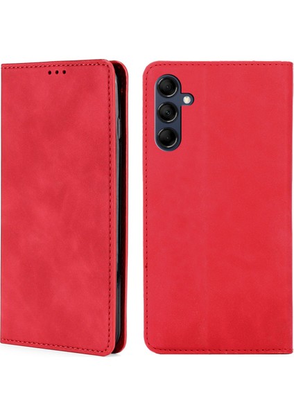 Samsung Galaxy M14 Flip Telefon Kılıfı 5g Cilt Touch Pu Deri Kart Tutucu Stand Koruyucu Kapak (Yurt Dışından)