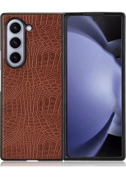 Samsung Galaxy Z Fold6 5g Timsah Dokulu Deri Kaplamalı Sert Pc Telefon Kapağı (Yurt Dışından) fiyatları