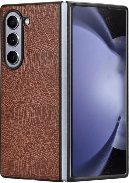 Samsung Galaxy Z Fold6 5g Timsah Dokulu Deri Kaplamalı Sert Pc Telefon Kapağı (Yurt Dışından) modelleri