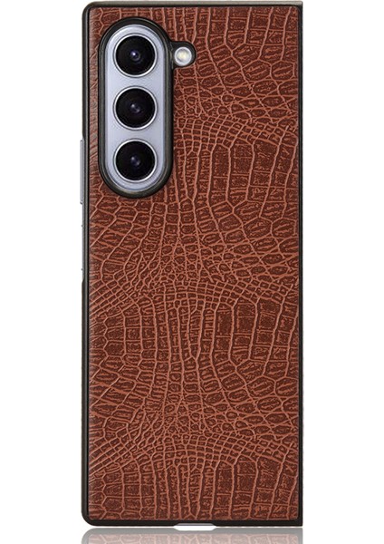 Samsung Galaxy Z Fold6 5g Timsah Dokulu Deri Kaplamalı Sert Pc Telefon Kapağı (Yurt Dışından) fırsatları