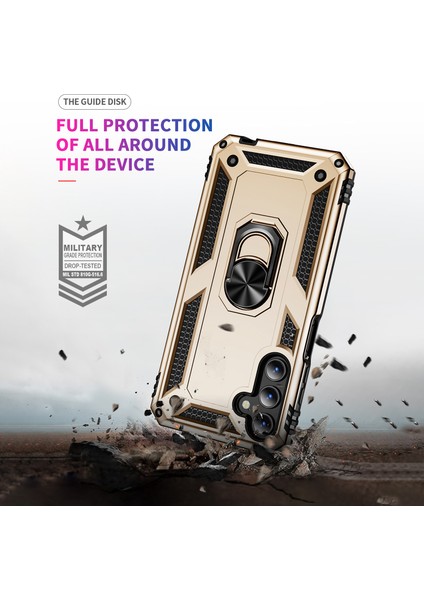 Samsung Galaxy A15 5g Pc+ Tpu Şok Geçirmez Telefon Kapağı Kickstand ile (Yurt Dışından) fırsatları