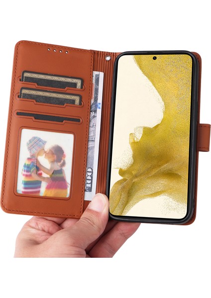 Samsung Galaxy S22+ 5g Anti-Damla Deri Cüzdan Kılıfı (Yurt Dışından)