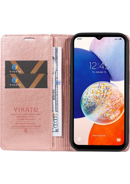 Samsung Galaxy A54 5g Manyetik Kapanış Deri Stand Telefon Kapağı (Yurt Dışından) fiyatları