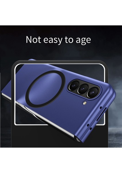 Samsung Galaxy Z Fold6 5g Magsafe Skin-Touch Mat Sert Pc Telefon Kapağı ile Uyumlu (Yurt Dışından) modelleri