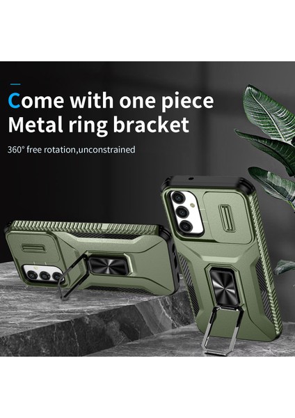 Samsung Galaxy A14 Slayt Lens Kapağı Pc+ Tpu Telefon Kapağı Kickstand Anti Drop Shell (Yurt Dışından) fiyatları