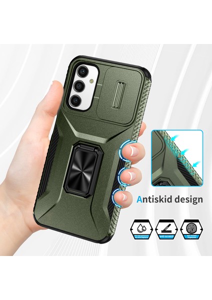 Samsung Galaxy A14 Slayt Lens Kapağı Pc+ Tpu Telefon Kapağı Kickstand Anti Drop Shell (Yurt Dışından) indirimleri