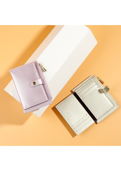 Kadın Kart Sahibinin Anahtar Cüzdan Pu Fermuar Kese Kore Yaratıcı Mini Sikke Çanta, Inci Siyah (Yurt Dışından) modelleri