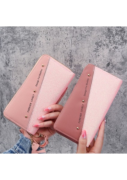 Kadınlar Için Küçük Çantalar Moda 2022 Trend Yeni Cüzdan Saf Renk Yün Topu Yay El Çantası Kadın Uzun Çanta Kart Çantası Bozuk Para Cüzdanı (Yurt Dışından) fiyatları