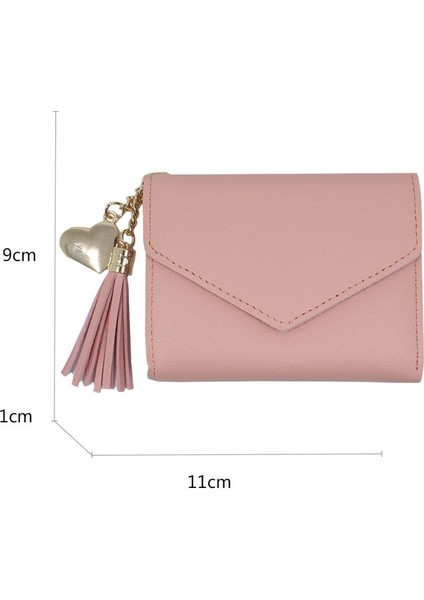 2022 Kısa Kadın Cüzdan Ücretsiz Adı Özelleştirilmiş Moda Mini Sevimli Kaliteli Kadın Cüzdan Kart Sahibinin Püskül Kolye Kadın Çanta (Yurt Dışından) fiyatları