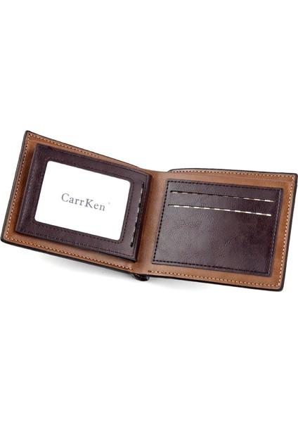 2019 Yeni Cüzdan Erkek Kısa Gençlik Cüzdanı Çok Fonksiyonlu Yatay Ehliyet Cüzdanı Erkek Iş Cüzdanı (Yurt Dışından) indirimleri
