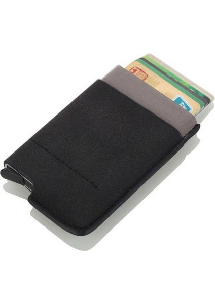 2021 Erkek Ve Iş Kredi Kartı Tutucu Cüzdan Cep 6 Kart Pop Up Kart Kılıfı Kart Cüzdanı (Yurt Dışından)