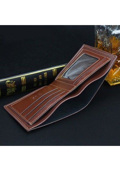 Yeni Varış Erkek Cüzdan Yeni Moda Rahat Bozuk Para Cüzdanı Büyük Kapasiteli Kısa Ince Para Klip Kredi Kartı Çok Fonksiyonlu (Yurt Dışından) modelleri