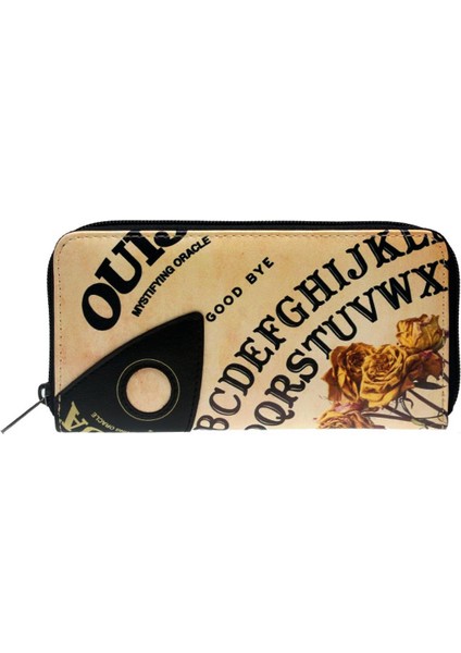 Ouija Mektup Zip Cüzdan Pu Uzun Moda Kadın Cüzdan Tasarımcı Marka Çanta Bayan Parti Cüzdan Kadın Kart Sahibinin 5006 (Yurt Dışından)
