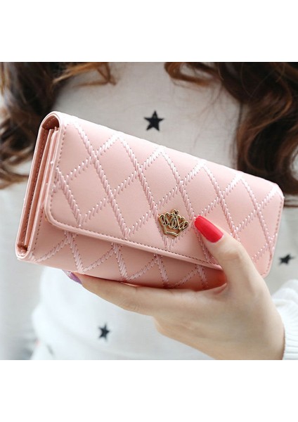 Bayan Clutch Uzun Çanta Cüzdan Kartlıklı Çanta Çanta Siyah (Yurt Dışından) modelleri