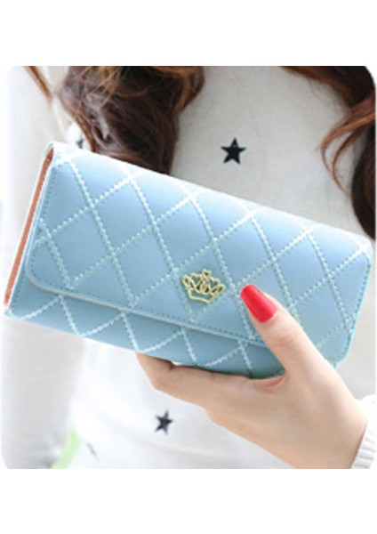 Bayan Clutch Uzun Çanta Cüzdan Kartlıklı Çanta Çanta Siyah (Yurt Dışından) fırsatları