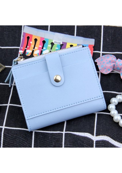 Moda Kadın Cüzdan Renkli Küçük Para Fermuarlı Çanta Kart Paketi (Yurt Dışından) fiyatları
