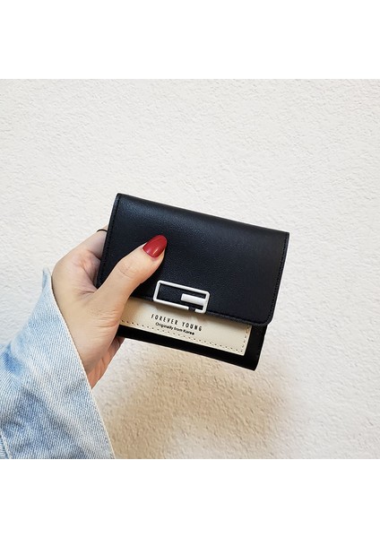 Kadın Cüzdan Kısa Kadın Bozuk Para Cüzdanı Cüzdan Kadın Kart Sahibinin Küçük Bayanlar Cüzdan Kadın Çile Mini Debriyaj Kız Için (Yurt Dışından)