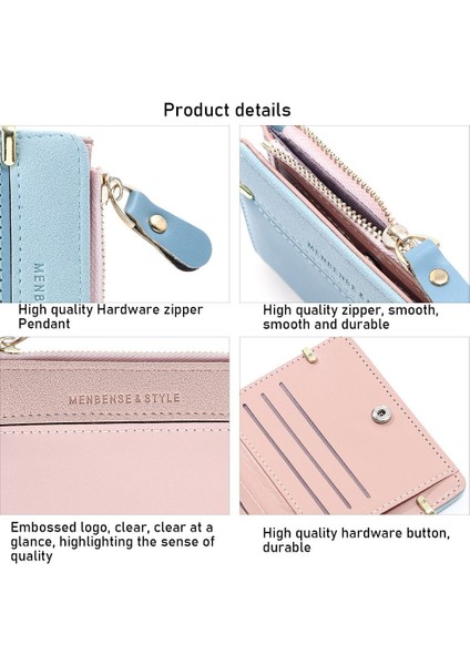 Moda Kadın Cüzdan Kısa Kadın Bozuk Para Cüzdanı Cüzdan Kadın Kart Sahibinin Küçük Bayanlar Cüzdan Kadın Çile Mini Debriyaj Kız Için (Yurt Dışından) fırsatları