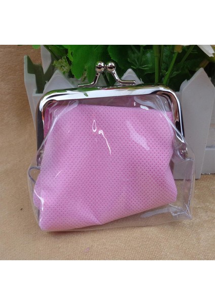 1 Adet Şeffaf Bozuk Para Cüzdanı Kadın Cüzdan Sevimli Pvc Kart Temizle Kısa Çanta Para Cüzdanı Kart Tutucu Mini Cüzdan Kimlik Tutucular (Yurt Dışından)