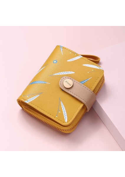 2021 Yeni Kadın Sevimli Cüzdan Fermuar Toka Katlanır Kız Cüzdan Marka Tasarlanmış Pu Deri Küçük Bozuk Para Cüzdanı Kadın Kart Tutucu (Yurt Dışından) fiyatları