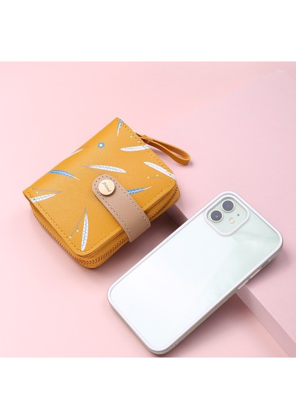 2021 Yeni Kadın Sevimli Cüzdan Fermuar Toka Katlanır Kız Cüzdan Marka Tasarlanmış Pu Deri Küçük Bozuk Para Cüzdanı Kadın Kart Tutucu (Yurt Dışından) fırsatları