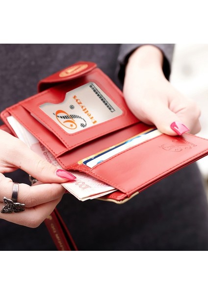 Disney Kadın Küçük Cüzdan Karikatür Mickey Sevimli Bozuk Para Cüzdanı Çile Kart Tutucu Bayan Cüzdanlar Ve Çantalar Kadın Cüzdanlar Ünlü Marka (Yurt Dışından) indirimleri