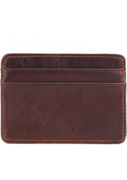 1 * Kare Para Cebi Iş Minimalist Para Çantası Para Cüzdan Kart Sahibinin (Yurt Dışından)