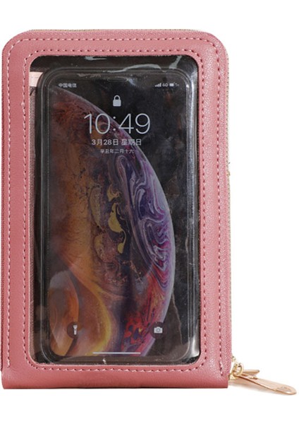 Crossbody Cep Telefonu Çanta Omuz Çantaları Kadın Çok Fonksiyonlu Dokunmatik Ekran Çantası Rfıd Engelleme Kart Cüzdan Kadın Askılı Çanta (Yurt Dışından) fiyatları