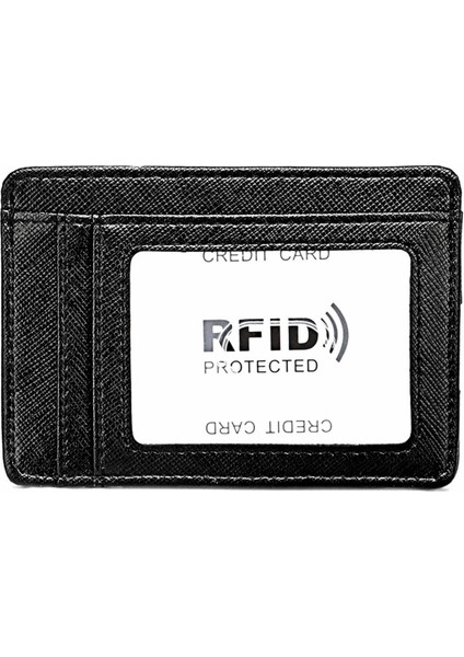 Çanta Para Kasası Rfıd Engelleme Ince Minimalist Kredi Kartı Tutucu Erkekler Kadınlar Için Küçük Cep Cüzdanları (Yurt Dışından)