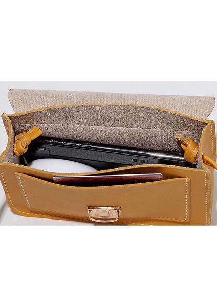 2021 Sıcak Moda Küçük Crossbody Çanta Kadınlar Için Mini Pu Deri Omuz Askılı Çanta Kız Için Sarı Bolsas Bayanlar Telefon Çanta (Yurt Dışından) fırsatları