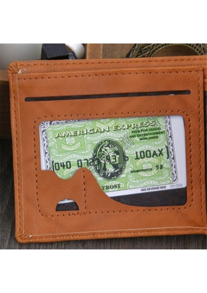 Dihope Erkek Cüzdanları 100 Abd Doları Desenli Cüzdan Erkek Deri Cüzdan Fotoğraf Kart Tutucu Moda Büyük Kapasiteli Cüzdan (Yurt Dışından) modelleri