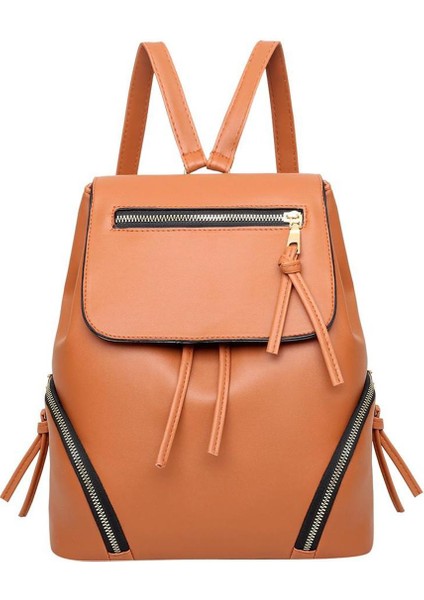 Renk Basit Sırt Çantası Rahat Omuz Çantası Büyük Kapasiteli Çanta (Yurt Dışından)