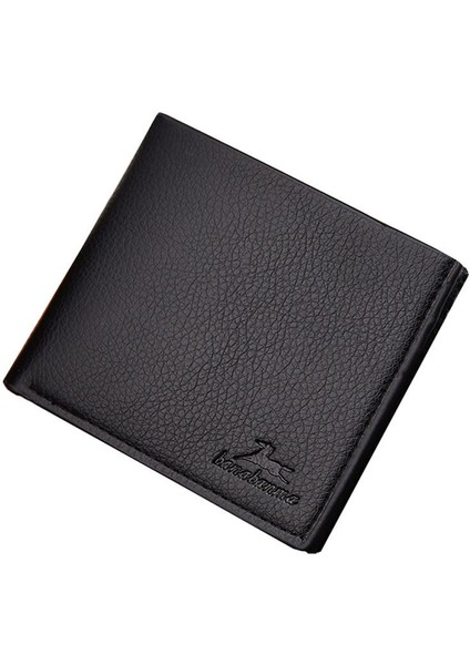 Erkekler Düz Renk Lichee Desenli Çoklu Kart Pozisyon Cüzdanı (Yurt Dışından) modelleri