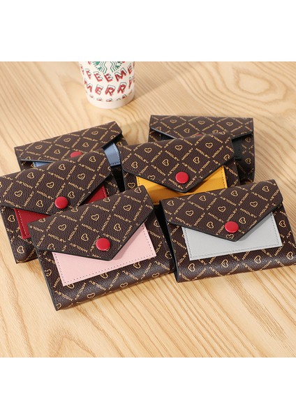 2022 Yeni Kadın Cüzdan Baskı Sevimli Kısa Çanta Iş Ekleme Çanta Bayanlar Katlanır Bozuk Para Çantaları Kadın Kart Tutucu (Yurt Dışından) modelleri