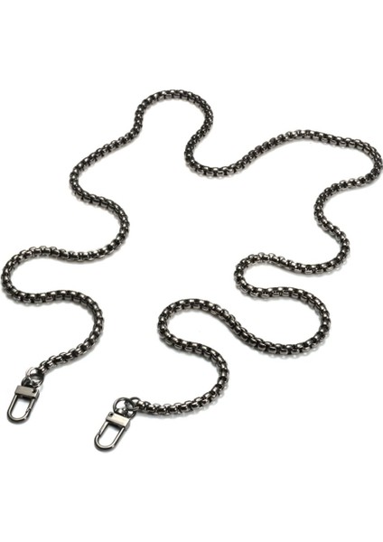 120cm Metal Çanta Zincir Saplı Omuz Çantası Çanta Yedek Siyah Yeni - Intl (Yurt Dışından) fiyatları