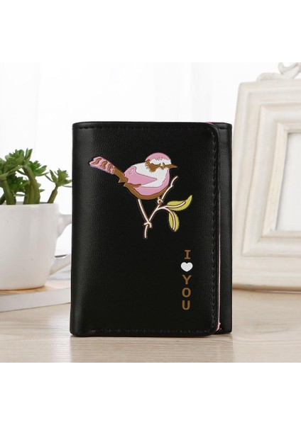 Yeni Stil Kadın Retro Kuşlar Kısa Cüzdan Bozuk Para Cüzdanı Kart Çanta (Yurt Dışından) fiyatları
