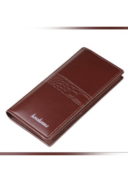 Erkek Uzun Cüzdan Günlük Çanta Kart Paketi Çoklu Kart Tutucu (Yurt Dışından)