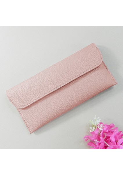 Kadın Uzun Çantalar Cüzdan Metal Toka İle Basit Kız Cüzdan Para Cebi Kart Tutucu Kadın Cüzdan Telefon El Çantası (Yurt Dışından) fırsatları